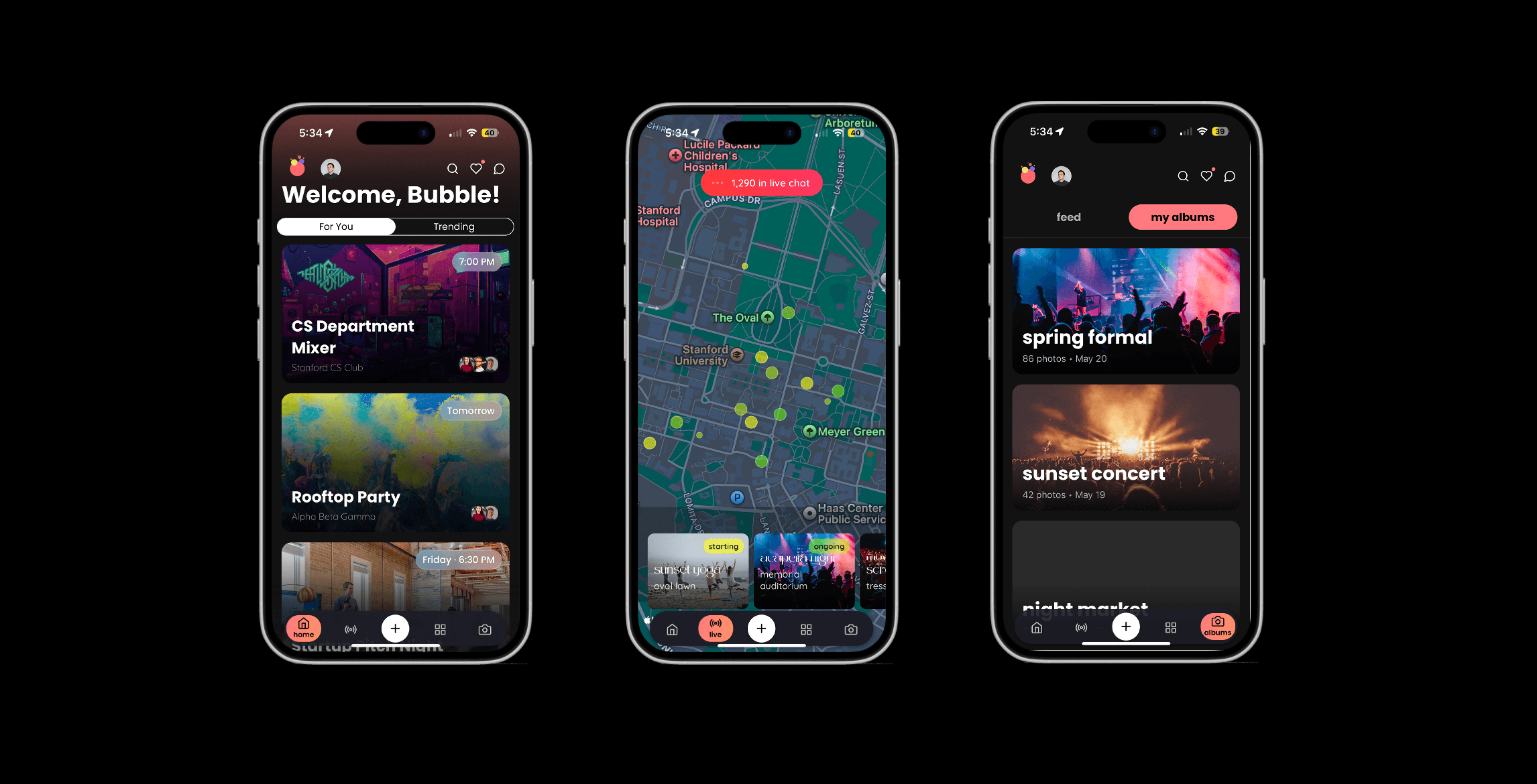 PopUp Social Event App
